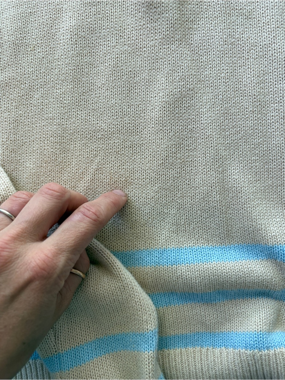 Few Moda x Maddie Prior-Hull Shoreline Cotton Stripe Sweater - Picture 7 of 14